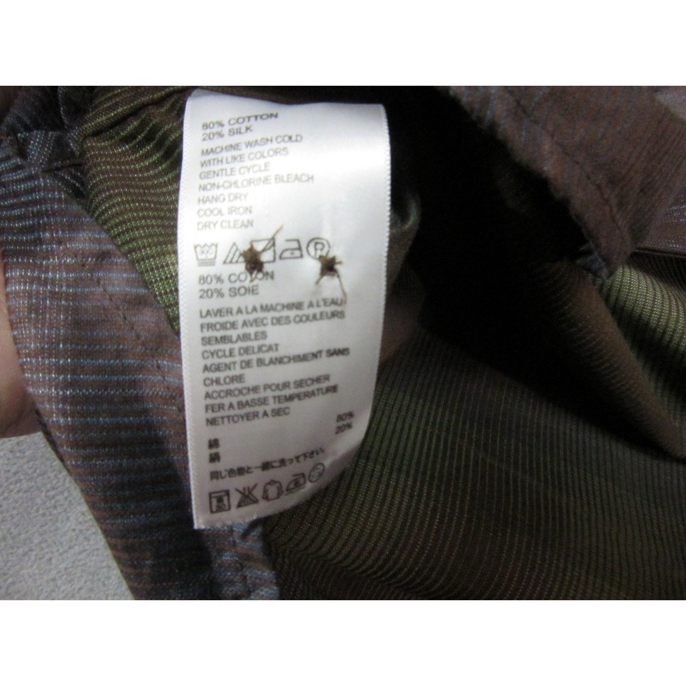 Tommy Bahama Button Up Mens XL Green Excellent Plaid Cotton Silk T35077 - Picture 7 of 15